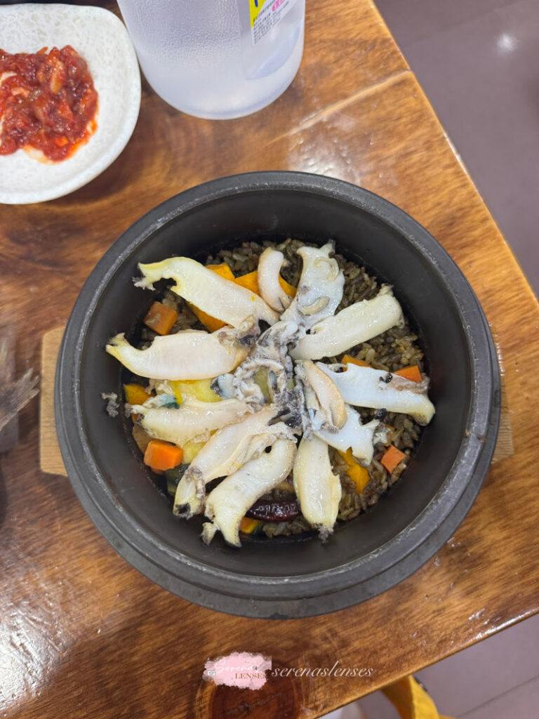 Jeju itinerary: Abalone-Pot-Rice