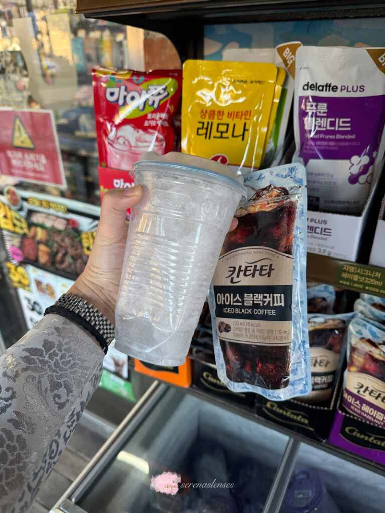 10 day Korea itinerary: Korean convenience store