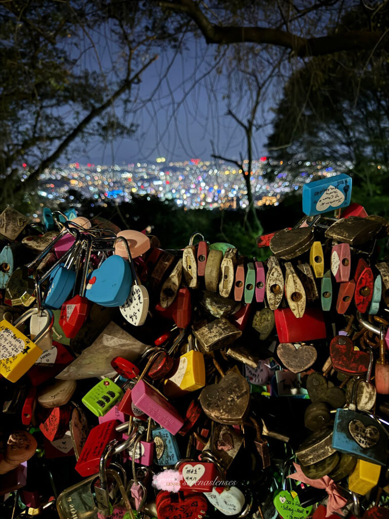 what to do in Seoul: Namsan-Tower-love-locks