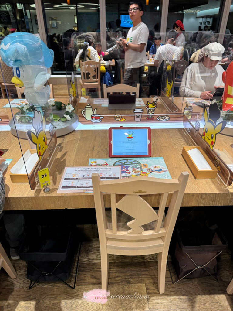 Pokemon-Cafe-seats