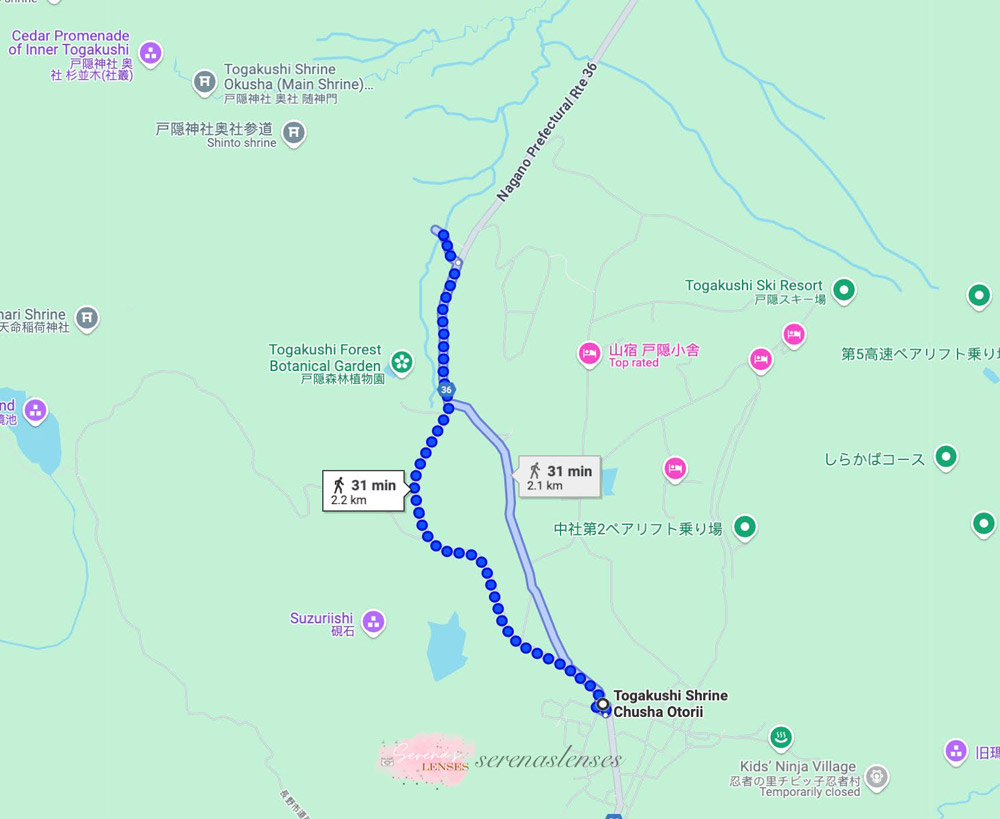 Togakushi-Jinja-map