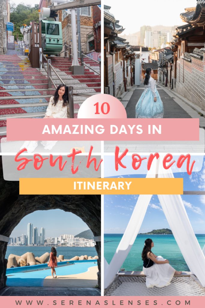 Pinterest Pin: 10 Days in South Korea Itinerary