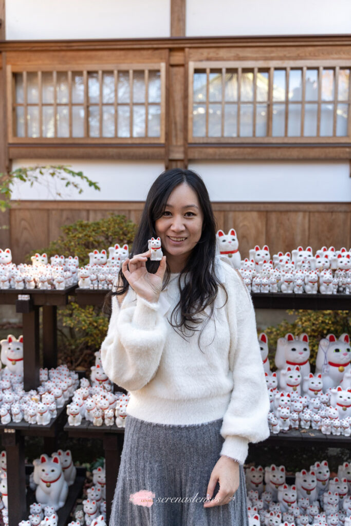 Lucky Cat Temple in Tokyo