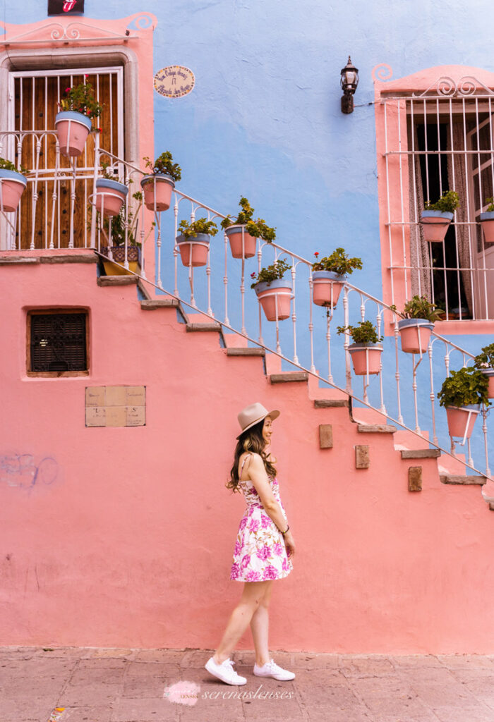 one week in Mexico: Guanajuato-pink-wall