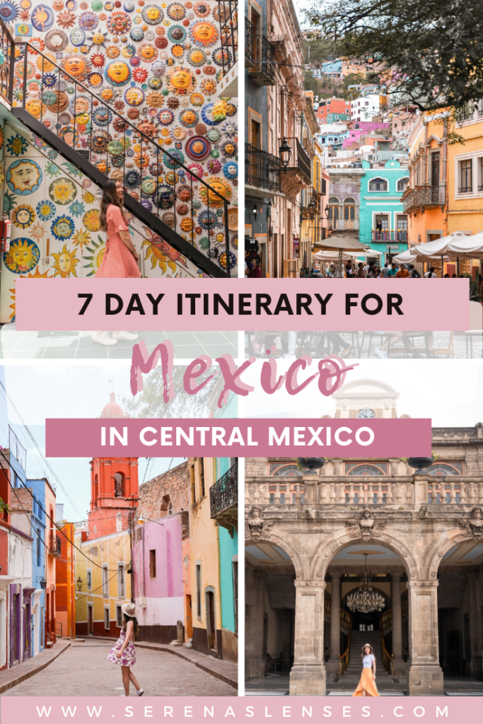 Pinterest: Mexico 7 day itinerary in Mexico City and Central Mexico