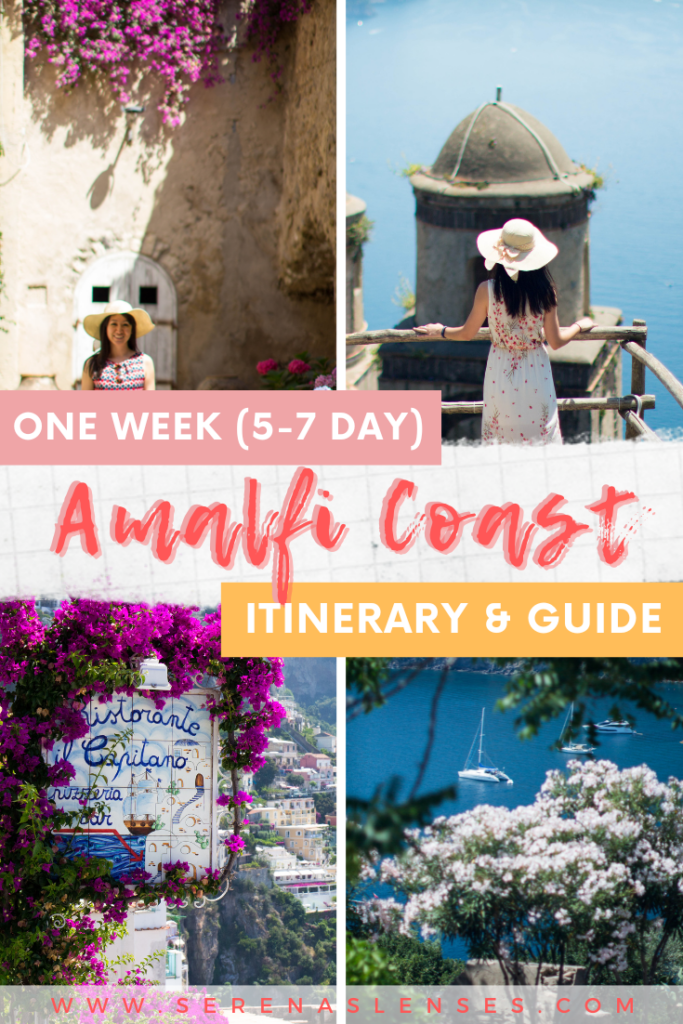 One week Amalfi Coast itinerary