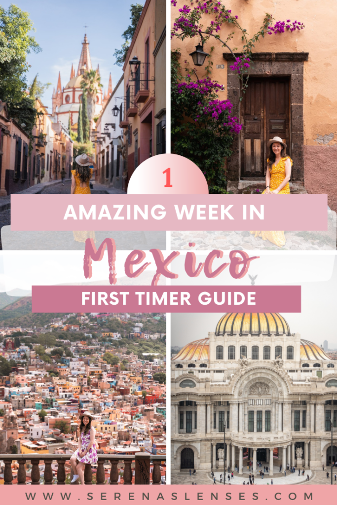 Pinterest Pin: 7 day Central Mexico Itinerary